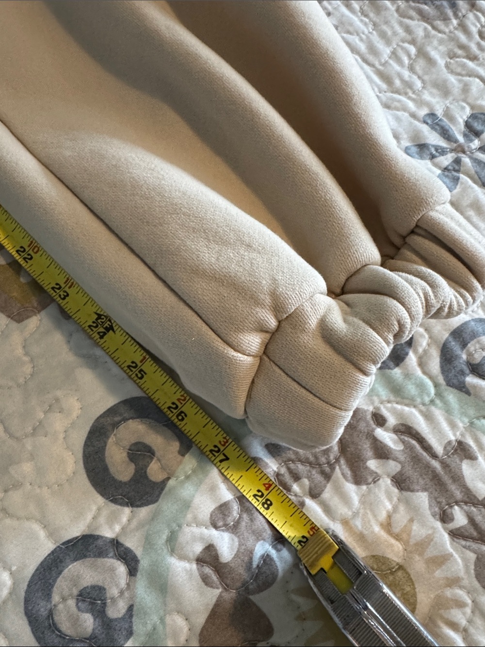 Comfort Women’s Cream Jogger Sweatpants Size M - Picture 14 of 15